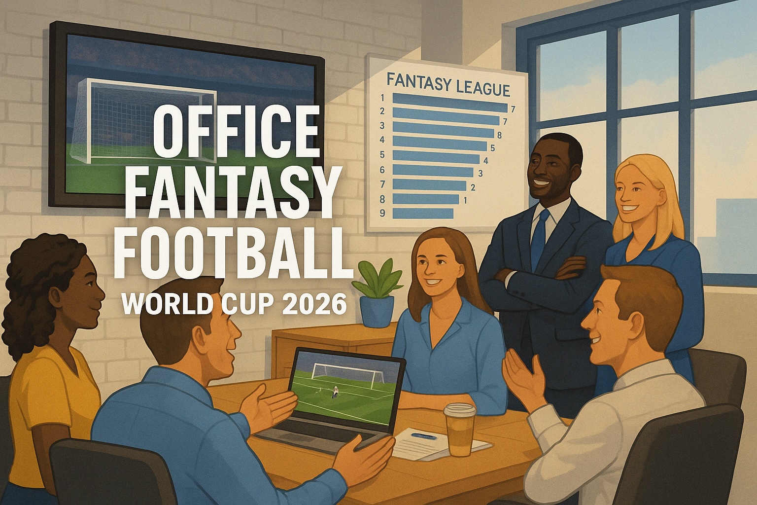 Bannière de concours de pronostics en entreprise pour la Coupe du Monde
