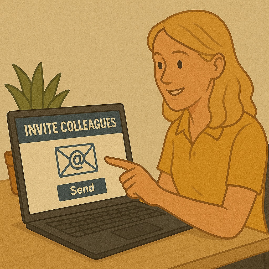 Étape 2 - Invitez vos collègues