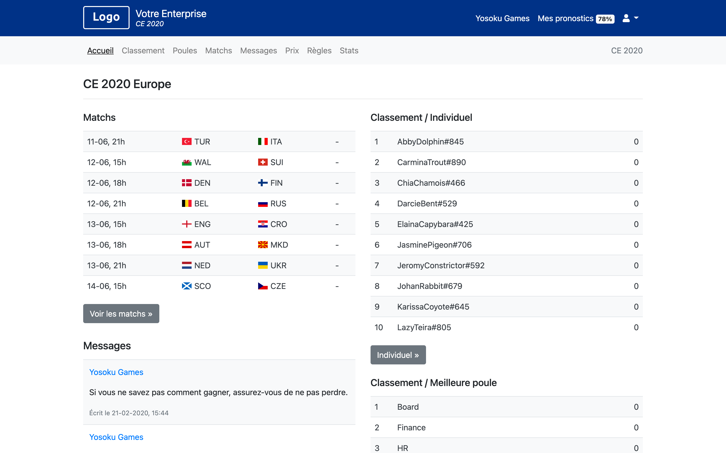 Coupe d'Europe 2020 - EURO 2024