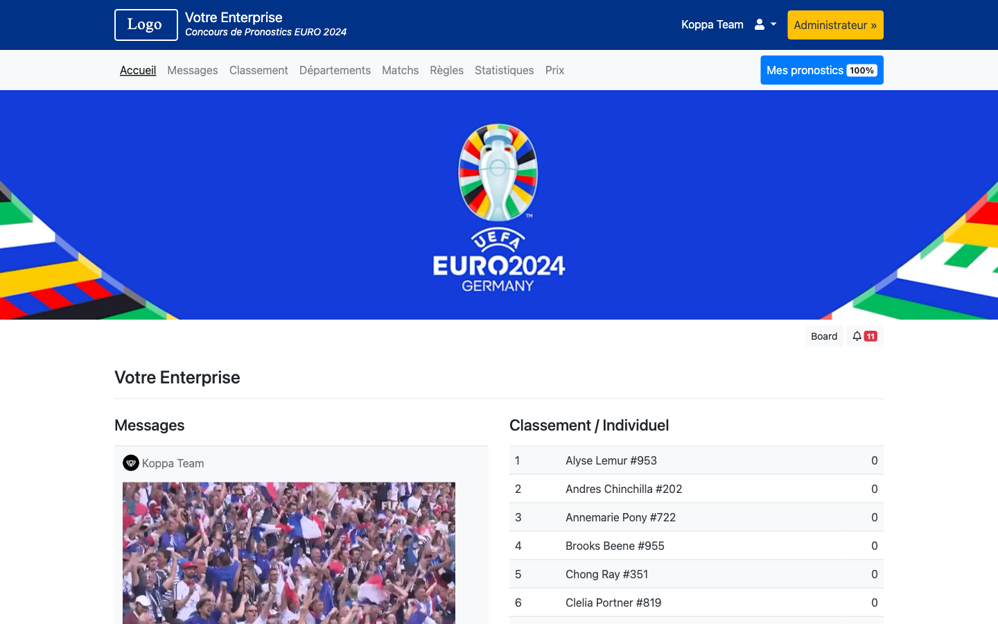 Coupe d'Europe 2024 - EURO 2024
