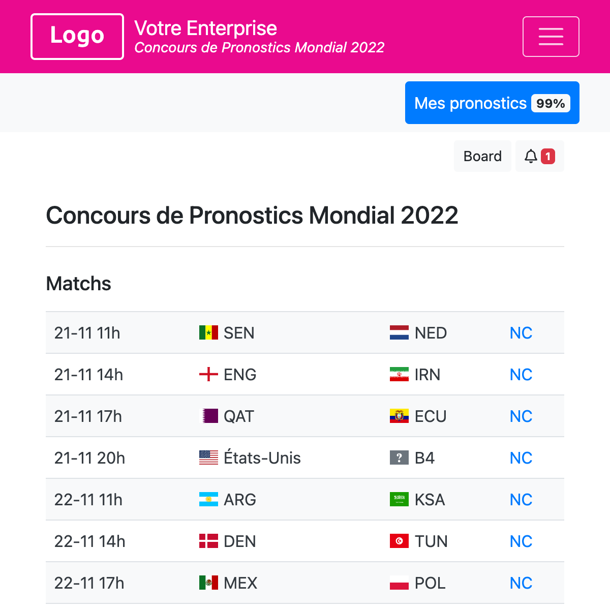 Votre identité - Coupe du Monde 2026